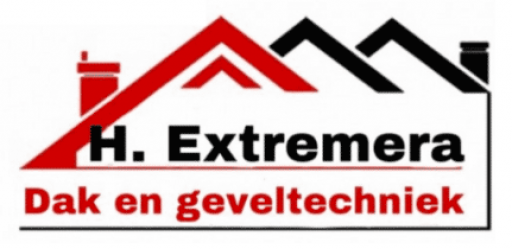 Het logo van Extremera Dakwerken, uw dakdekker voor in Purmerend